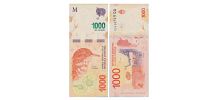 Argentina #366 (5)   1.000 Pesos